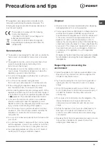 Preview for 15 page of Indesit TAAN 5 FNF NX D Operating Instructions Manual