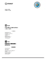 Preview for 1 page of Indesit TAAN 5 V (TK) Operating Instructions Manual