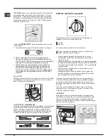 Preview for 40 page of Indesit TAAN 6 FNF Series Operating Instructions Manual