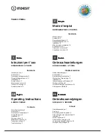 Preview for 1 page of Indesit TAAN 6 FNFxx Operating Instructions Manual