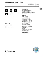 Preview for 1 page of Indesit TAN 13 NF Operating Instructions Manual