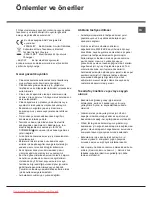 Preview for 7 page of Indesit TAN 6 L FNF HG Operating Instructions Manual