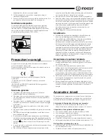 Preview for 17 page of Indesit TIAA 10 Series Operating Instructions Manual