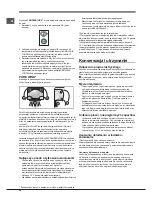 Preview for 36 page of Indesit TIAA 10 Series Operating Instructions Manual