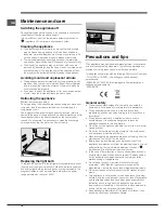 Preview for 16 page of Indesit TLA 1xx Operating Instructions Manual