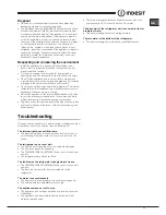 Preview for 17 page of Indesit TLA 1xx Operating Instructions Manual