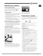 Preview for 25 page of Indesit TLA 1xx Operating Instructions Manual