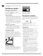 Preview for 40 page of Indesit TLA 1xx Operating Instructions Manual