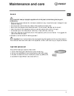 Preview for 10 page of Indesit TLAA 10 Operating Instructions Manual