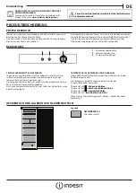 Preview for 3 page of Indesit UI6 1 W.1 Quick Manual