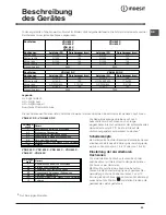 Preview for 29 page of Indesit VRH 60 X Operating Instructions Manual