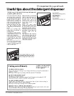 Preview for 8 page of Indesit W83 Instructions For Installation And Use Manual