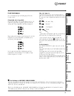 Preview for 17 page of Indesit WIDL 146 - ANNEXE 943 Instructions For Use Manual