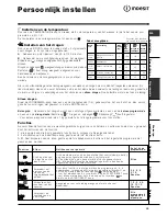 Preview for 19 page of Indesit WIDL 146 - ANNEXE 943 Instructions For Use Manual