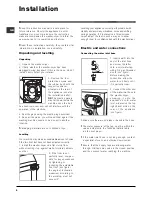 Preview for 2 page of Indesit WIDXL 102 Instructions For Use Manual