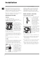 Preview for 2 page of Indesit WIDXL 146 Instructions For Use Manual