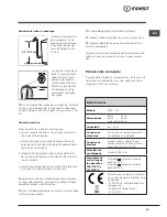 Preview for 15 page of Indesit WITP 1021 Instructions For Use Manual