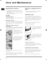 Preview for 10 page of Indesit WIXXL 106 Instruction Booklet