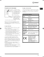 Preview for 15 page of Indesit WIXXL 106 Instruction Booklet