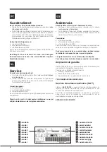 Preview for 4 page of Indesit XD95 Series Operating Instructions Manual