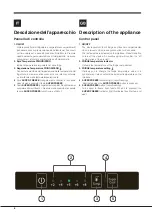 Preview for 6 page of Indesit XD95 Series Operating Instructions Manual