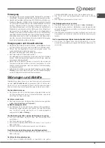 Preview for 31 page of Indesit XD95 Series Operating Instructions Manual