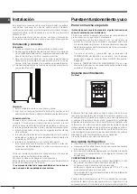 Preview for 36 page of Indesit XH8 Series Operating Instructions Manual