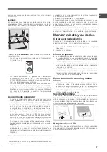 Preview for 37 page of Indesit XH8 Series Operating Instructions Manual