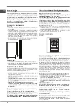 Preview for 44 page of Indesit XH8 Series Operating Instructions Manual