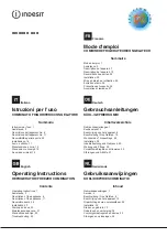 Preview for 1 page of Indesit XI9 Series Operating Instructions Manual