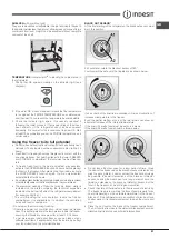 Preview for 21 page of Indesit XI9 Series Operating Instructions Manual