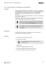 Preview for 67 page of Index B500 Operating Instructions And Maintenance Instructions