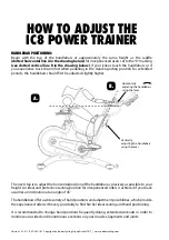 Preview for 20 page of Indoor Cycling LifeFitness IC-LFIC8C1-01 Manual