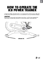 Preview for 23 page of Indoor Cycling LifeFitness IC-LFIC8C1-01 Manual