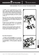 Preview for 15 page of Indoor Cycling TOMAHAWK IC-TKSB-01 Manual