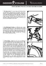 Preview for 16 page of Indoor Cycling TOMAHAWK IC-TKSB-01 Manual