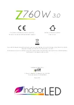 Preview for 8 page of IndoorLED Z760W 3.0 Instruction Manual