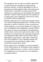 Preview for 53 page of Infiniton FG-218W User Manual