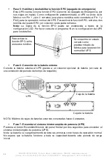 Preview for 58 page of INFOSEC UPS SYSTEM E3 Performance 1100 RT Manual