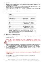 Preview for 80 page of INFOSEC UPS SYSTEM E4 Evolution II + TT Series User Manual