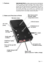 Preview for 3 page of INFRA-E-MOTION MOUSE-E-MOTION Operating Instructions Manual