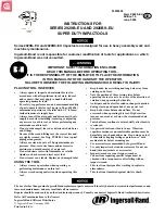 Preview for 1 page of Ingersoll-Rand 2920B-EU Series Instructions Manual