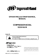 Preview for 1 page of Ingersoll-Rand 9/235 HA IR Operating And Maintenance Manual