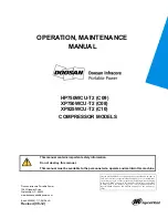 Ingersoll-Rand Doosan HP750WCU-T2 Operation & Maintenance Manual preview