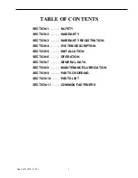 Preview for 3 page of Ingersoll-Rand HP600CMH Operating, Maintenance & Parts Manual