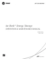 Ingersoll-Rand Trane CALMAC Ice Bank Operation & Maintenance Manual preview