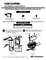 Ingersoll-Rand Von Duprin 6000 Series Installation Instructions preview