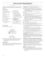 Preview for 4 page of Inglis GS445LEMS0 Installation Instructions Manual