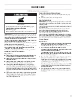 Preview for 11 page of Inglis W10017680 Use And Care Manual