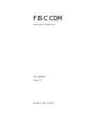 Preview for 1 page of Ingrasys FISC CDM User Manual